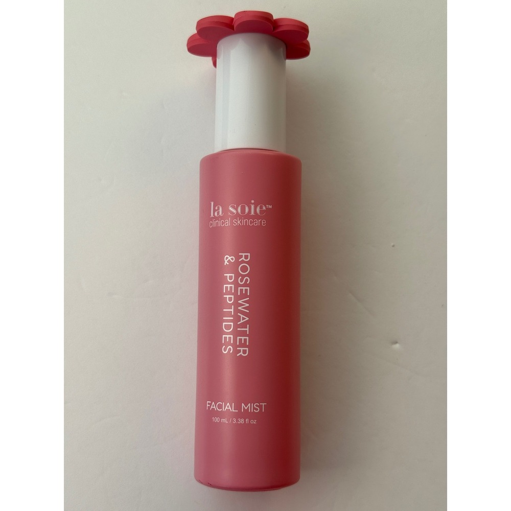 La Soie Clinical Skincare Rosewater & Peptides Facial Mist 3.38oz Hydrating Mist